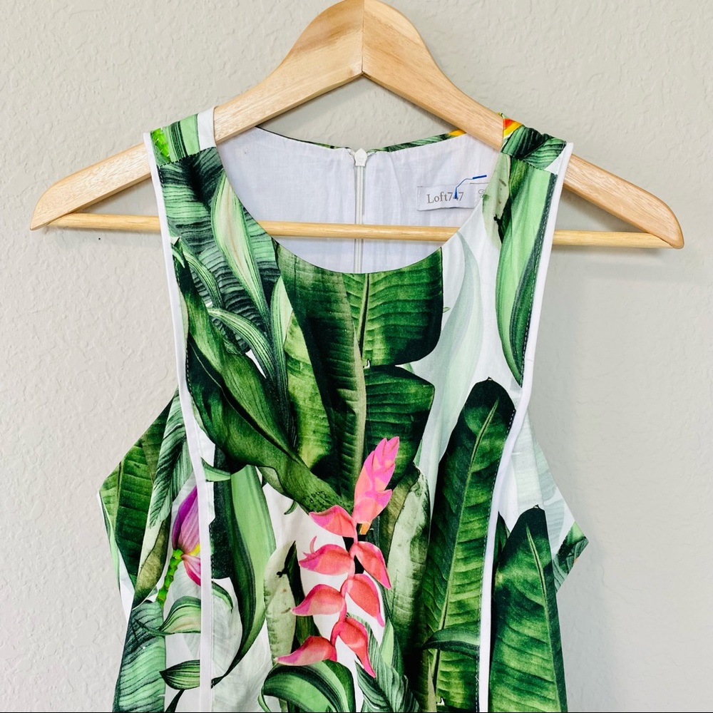 Loft 747 Tropical Flare Mini Dress - Picture 8 of 9